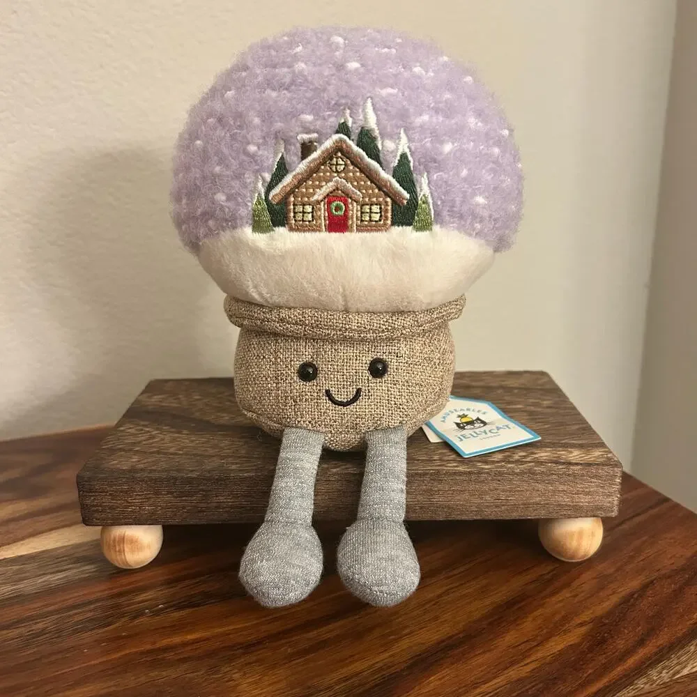 Jellycat Snow Globe FAST SHIP NEW Jellycat Christmas Authentic Jellycat